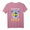Schweden Urlaub Backpacker T-Shirt - Witziges Reise Spruch Geschenk für Damen und Herren