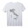 Italien Karte Umriss mit Städten Rom, Mailand, Turin – Reise T-Shirt für Italien Fans & Urlauber