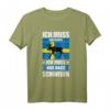Ich Muss Gar Nix - Ich Muss Nur Nach Schweden Reise T-Shirt für Natur- und Campingliebhaber, Skandinavienurlaub & Geschenkideen