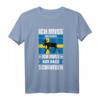 Ich Muss Gar Nix - Ich Muss Nur Nach Schweden Reise T-Shirt für Natur- und Campingliebhaber, Skandinavienurlaub & Geschenkideen