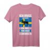 Ich Muss Gar Nix - Ich Muss Nur Nach Schweden Reise T-Shirt für Natur- und Campingliebhaber, Skandinavienurlaub & Geschenkideen