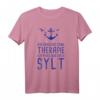 Ich Brauche Keine Therapie Ich Muss Nur Nach Sylt - Maritimes T-Shirt mit Anker und Möwen für Nordsee- und Sylt-Fans