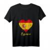 Damen Espana Herz Spanien Urlaub T-Shirt mit Flagge – Perfekt für Spanien-Fans, Souvenir & Geschenk für Familie & Freunde