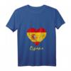 Damen Espana Herz Spanien Urlaub T-Shirt mit Flagge – Perfekt für Spanien-Fans, Souvenir & Geschenk für Familie & Freunde