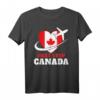 Backpacking Kanada T-Shirt Geschenkidee - Lustiges Reisespruch-Shirt mit Ahornblatt und Flugzeug für Geburtstag & Weihnachten