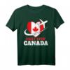 Backpacking Kanada T-Shirt Geschenkidee - Lustiges Reisespruch-Shirt mit Ahornblatt und Flugzeug für Geburtstag & Weihnachten