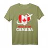 Backpacking Kanada T-Shirt Geschenkidee - Lustiges Reisespruch-Shirt mit Ahornblatt und Flugzeug für Geburtstag & Weihnachten