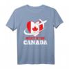 Backpacking Kanada T-Shirt Geschenkidee - Lustiges Reisespruch-Shirt mit Ahornblatt und Flugzeug für Geburtstag & Weihnachten