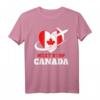 Backpacking Kanada T-Shirt Geschenkidee - Lustiges Reisespruch-Shirt mit Ahornblatt und Flugzeug für Geburtstag & Weihnachten