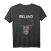 Irland Hirsch Shirt mit Irischer Flagge – Lustiges & Cooles Souvenir für Reise & Geschenk für Hirschliebhaber