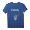Irland Hirsch Shirt mit Irischer Flagge – Lustiges & Cooles Souvenir für Reise & Geschenk für Hirschliebhaber