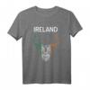 Irland Hirsch Shirt mit Irischer Flagge – Lustiges & Cooles Souvenir für Reise & Geschenk für Hirschliebhaber