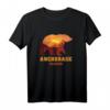 Anchorage Alaska Grizzlybär T-Shirt für Nordamerika Fans – Perfektes Geschenk für Alaska-Reisende, Wildnis- und Naturliebhaber