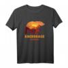 Anchorage Alaska Grizzlybär T-Shirt für Nordamerika Fans – Perfektes Geschenk für Alaska-Reisende, Wildnis- und Naturliebhaber