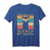 Adventure You Say? Alpaca My Bags Vintage Lustiges Reise T-Shirt – Perfekt für Camper, Wanderer & Tierliebhaber als Geschenk