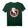 Möwiestar Möwe mit Bootsanker T-Shirt – Norddeutschland, Ostsee & Nordsee Urlaub, Segler & Camping Fans