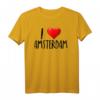 Ich Liebe Amsterdam - T-Shirt für Reisen & Souvenir - Perfekt für Frauen, Männer & Kinder mit Herz für Niederlande