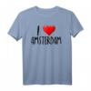 Ich Liebe Amsterdam - T-Shirt für Reisen & Souvenir - Perfekt für Frauen, Männer & Kinder mit Herz für Niederlande