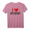 Ich Liebe Amsterdam - T-Shirt für Reisen & Souvenir - Perfekt für Frauen, Männer & Kinder mit Herz für Niederlande