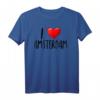 Ich Liebe Amsterdam - T-Shirt für Reisen & Souvenir - Perfekt für Frauen, Männer & Kinder mit Herz für Niederlande