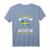Ich Muss Gar Nichts Ich Muss Nur Nach Schweden Reise T-Shirt – Lustiges Geschenk für Schweden- und Skandinavien-Fans, Camper & Naturfreunde