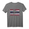 Thailand Flagge Umriss T-Shirt – Perfekt für Reisen, Urlaub & Thailand-Liebhaber