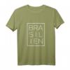 Brasilien-Andenken-Geschenk T-Shirt - Modernes Design für Reisen nach Brasilien & Souvenir-Liebhaber