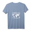 Damen T-Shirt 'Travelling Is My Passion' zum HapKoala - V-Ausschnitt, perfektes Geschenk für Reiseliebhaberinnen