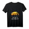 Lustiges Damen Retro T-Shirt mit Skyline von NYC – 'I Survived My Trip To New York City', V-Ausschnitt, leichtes Design