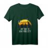 Lustiges Damen Retro T-Shirt mit Skyline von NYC – 'I Survived My Trip To New York City', V-Ausschnitt, leichtes Design