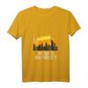 Lustiges Damen Retro T-Shirt mit Skyline von NYC – 'I Survived My Trip To New York City', V-Ausschnitt, leichtes Design