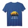 Lustiges Damen Retro T-Shirt mit Skyline von NYC – 'I Survived My Trip To New York City', V-Ausschnitt, leichtes Design