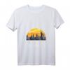 Lustiges Damen Retro T-Shirt mit Skyline von NYC – 'I Survived My Trip To New York City', V-Ausschnitt, leichtes Design