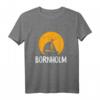 Insel Bornholm Ostsee T-Shirt mit Segelboot - Lustiges Geschenk für Liebhaber der Ostseeinsel Bornholm
