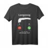 Langeoog Anruf Call Nordsee Insel Urlaub Reise T-Shirt – Witziges Souvenir für Nordsee-Urlauber & Insel-Fans