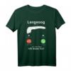 Langeoog Anruf Call Nordsee Insel Urlaub Reise T-Shirt – Witziges Souvenir für Nordsee-Urlauber & Insel-Fans