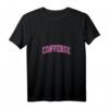 Damen Converse Texas TX Vintage Sports Design Pink T-Shirt mit V-Ausschnitt – Perfekt für Sportevents, Reisen & Heimatliebe