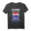 Kroatien Reise T-Shirt mit Motiv 'Die Stimmen sagen Ich muss nur nach Kroatien' – Perfekt für Urlauber und Kroatien-Fans