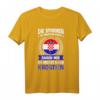 Kroatien Reise T-Shirt mit Motiv 'Die Stimmen sagen Ich muss nur nach Kroatien' – Perfekt für Urlauber und Kroatien-Fans