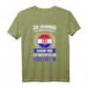 Kroatien Reise T-Shirt mit Motiv 'Die Stimmen sagen Ich muss nur nach Kroatien' – Perfekt für Urlauber und Kroatien-Fans