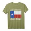 Girl Love Texas Western USA T-Shirt für Damen – Klassisch geschnitten, ideal für Reisen in die Südstaaten und Texas