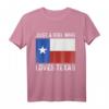 Girl Love Texas Western USA T-Shirt für Damen – Klassisch geschnitten, ideal für Reisen in die Südstaaten und Texas