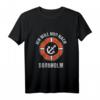 Ich will nur nach Bornholm - Urlaub Reise Ostsee T-Shirt mit Anker und Rettungsring – Perfektes Geschenk für Bootsführer, Segler & Wassersportler