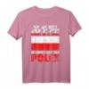 Polen Urlaub T-Shirt mit polnischer Flagge & Spruch - Lustiges Reisesouvenir für Sommerurlauber & Touristen in Warschau und Schlesien
