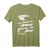 Osfriesische Inseln Silhouette T-Shirt - Nordsee Urlaub, Strand, Watt & Leuchtturm Design für Insel- und Meerliebhaber