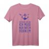 Ich Muss Gar Nix Ich Muss Nur Nach Borkum T-Shirt - Lustiges Urlaubs- und Reiseshirt für Nordsee-Fans und Ostfriesland-Besucher