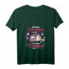 Damen Camping Camper Flamingo Wohnwagen T-Shirt mit V-Ausschnitt – Lustiges Camperin Outfit für Abenteuer und Camping Fans