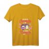 Damen Camping Camper Flamingo Wohnwagen T-Shirt mit V-Ausschnitt – Lustiges Camperin Outfit für Abenteuer und Camping Fans