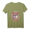 Damen Camping Camper Flamingo Wohnwagen T-Shirt mit V-Ausschnitt – Lustiges Camperin Outfit für Abenteuer und Camping Fans