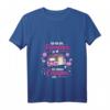 Damen Camping Camper Flamingo Wohnwagen T-Shirt mit V-Ausschnitt – Lustiges Camperin Outfit für Abenteuer und Camping Fans